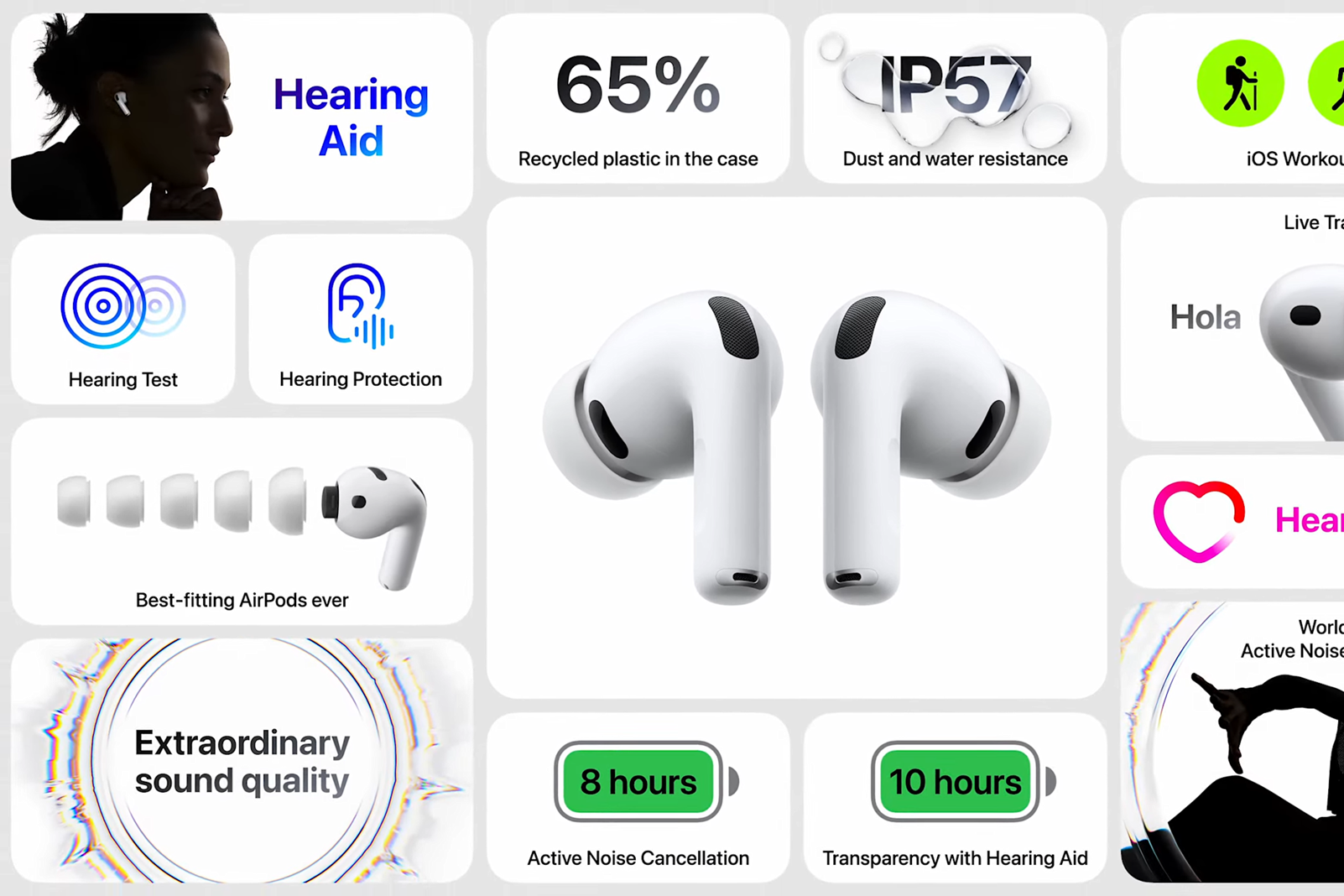 AirPods Pro 3 ra mắt: Cảm biến nhịp tim, chống ồn 'tốt nhất thế giới', phiên dịch trực tiếp
