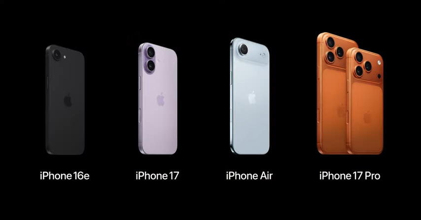 Apple công bố iPhone 17, iPhone Air, AirPods Pro 3 và loạt Apple Watch mới