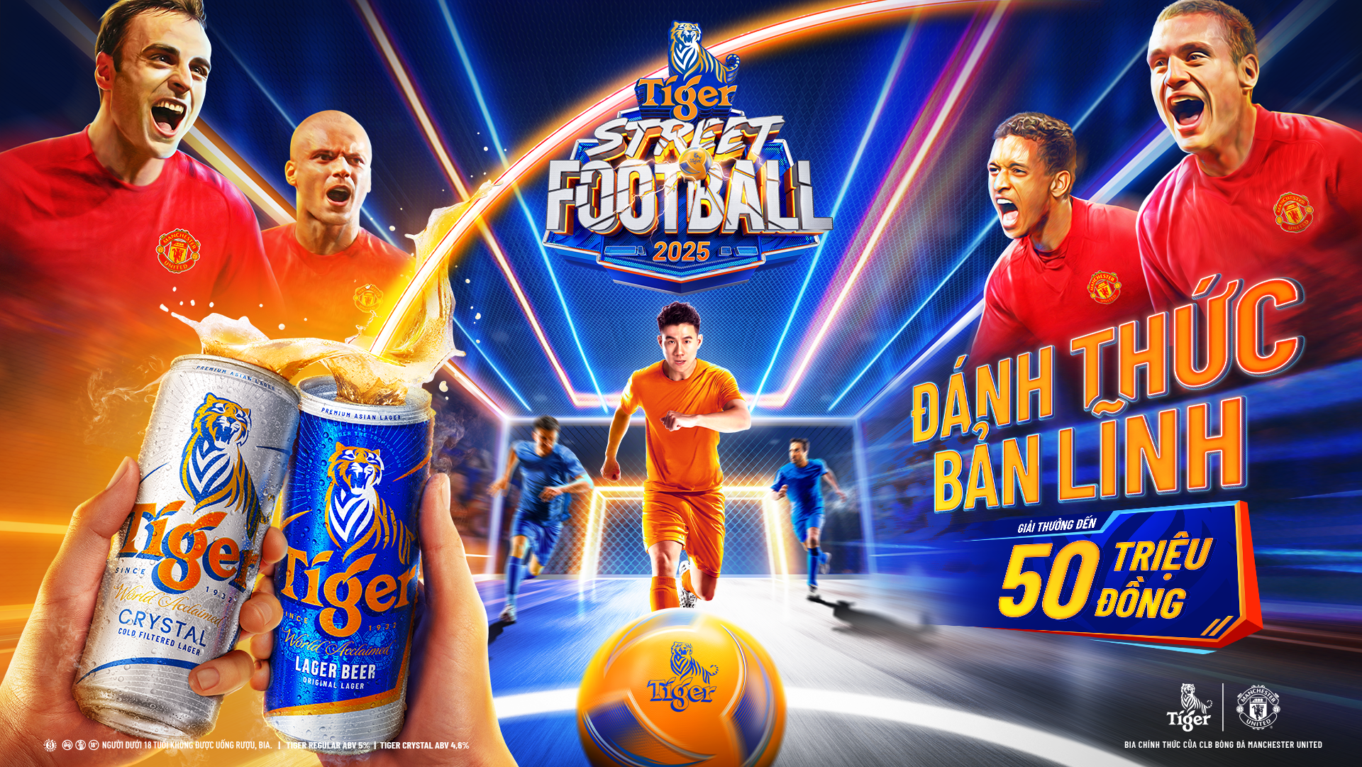 Tiger Street Football 2025 thách thức mọi giới hạn với loạt luật chơi mới