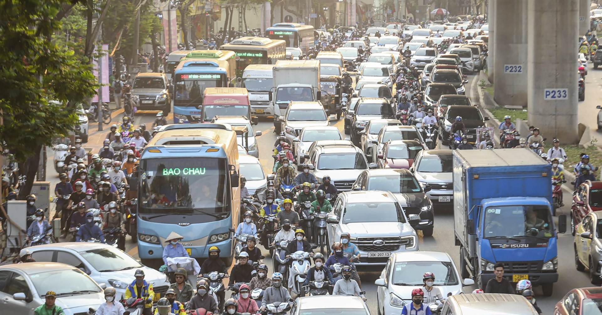 Báo động ô nhiễm không khí, Hà Nội cả năm không có ngày nào được xếp loại tốt