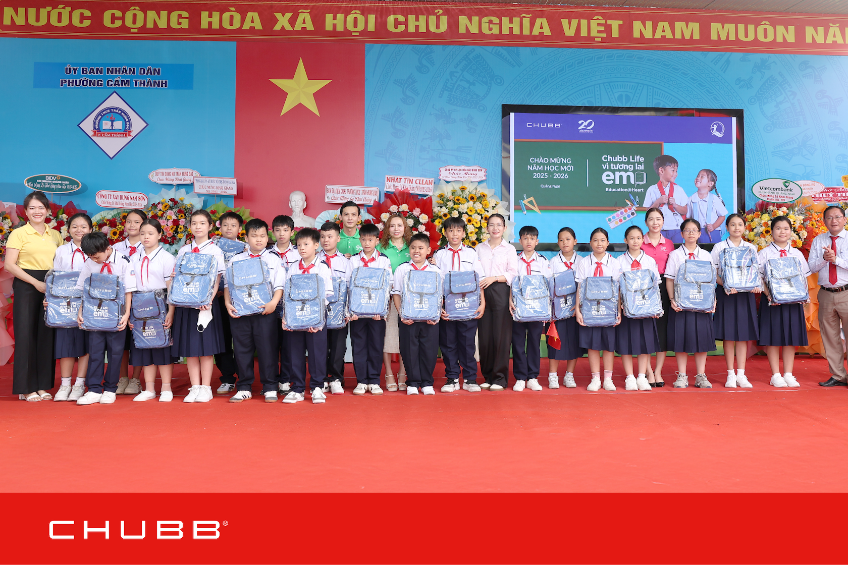 Chubb Life Việt Nam - 20 năm bền bỉ tiếp sức học sinh đến trường