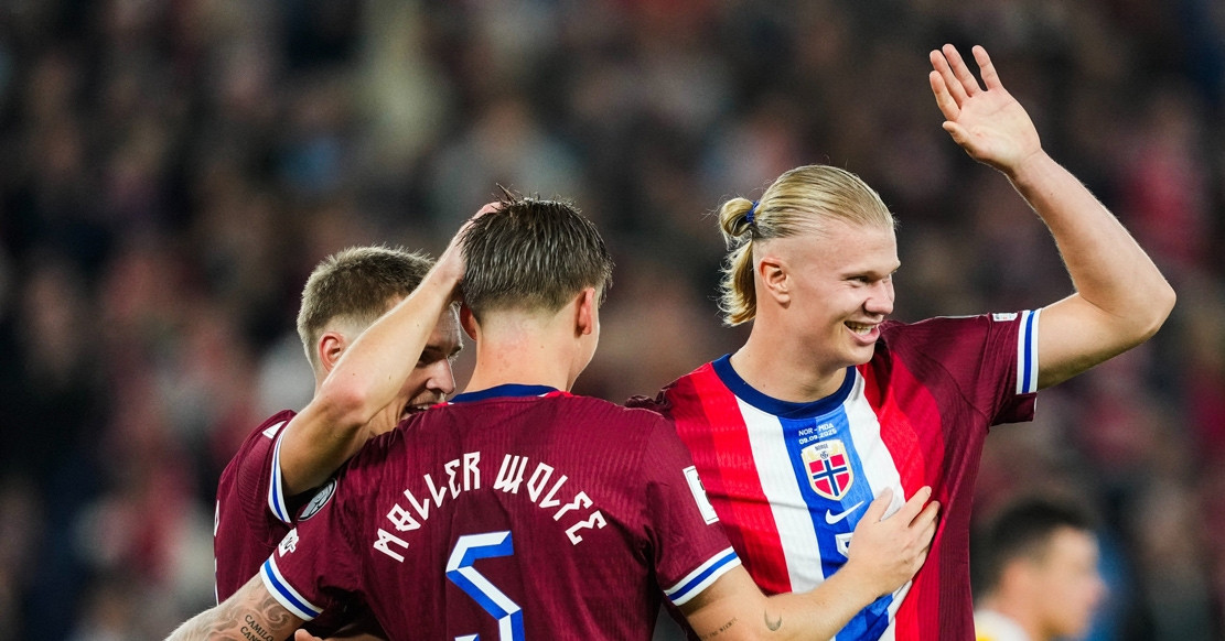 Haaland ghi 5 bàn trong chiến thắng 11-1 của Na Uy