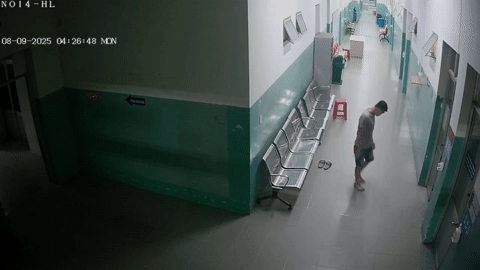 Clip: Kẻ trộm lén lút bỏ dép đi chân đất, lẻn vào từng phòng trong bệnh viện