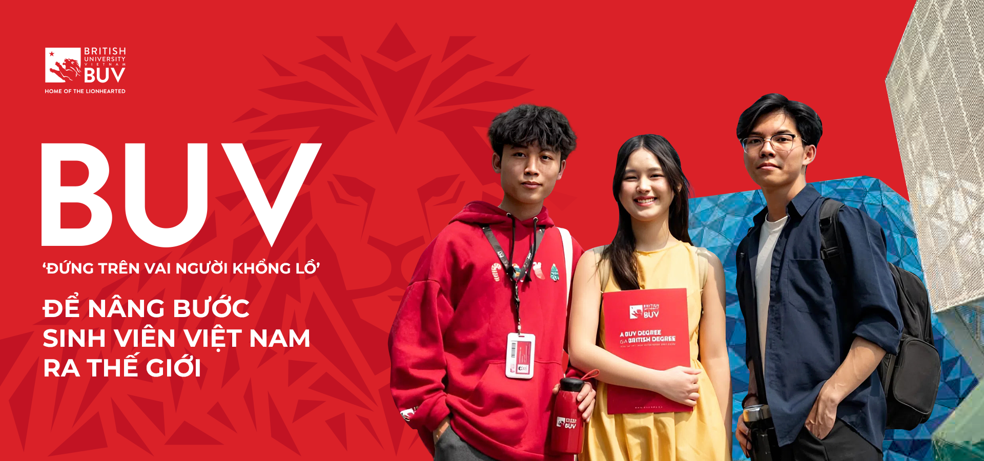 BUV - ‘đứng trên vai người khổng lồ’ để nâng bước sinh viên Việt Nam ra ...