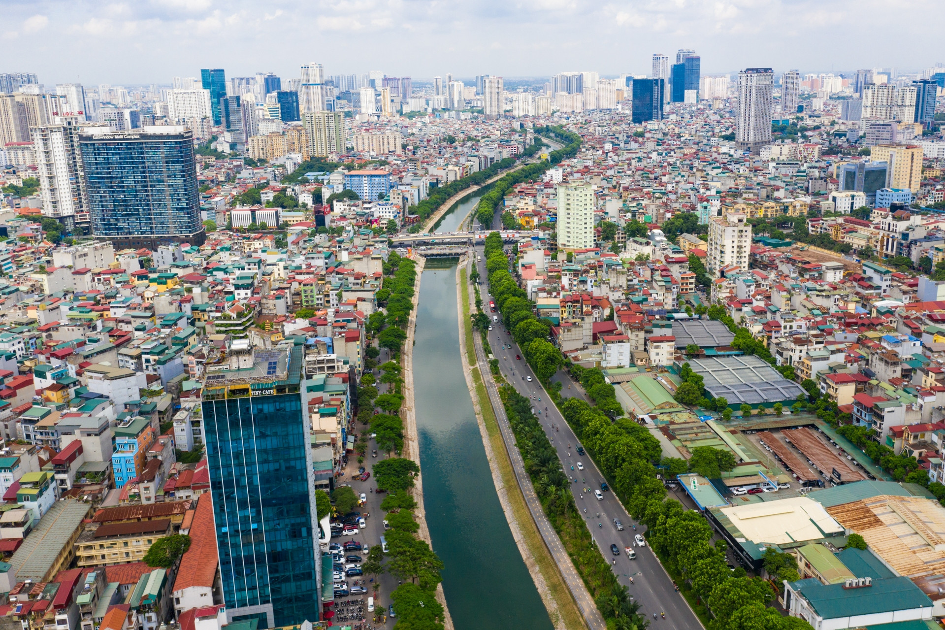 Toàn cảnh 14km hai bên sông Tô Lịch trước khi 'lột xác' thành công viên