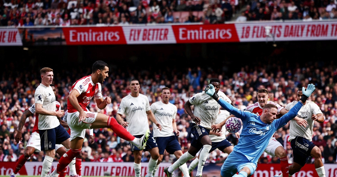 Trực tiếp Arsenal 1-0 Nottingham Forest: Siêu phẩm của Zubimendi (H1)
