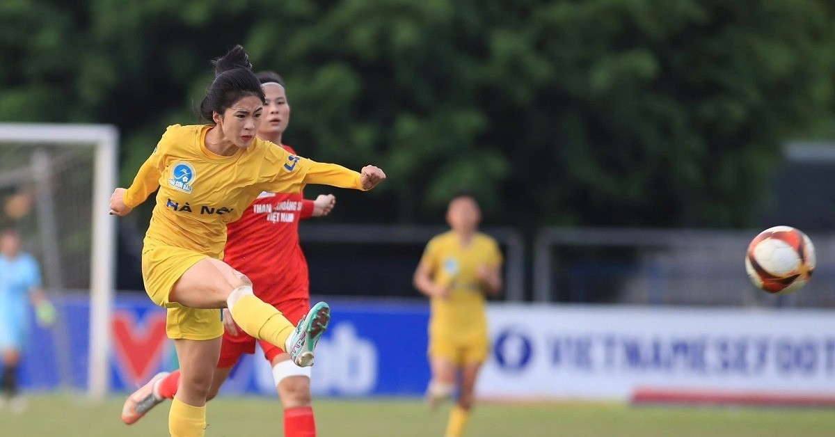 Vòng 3 giải bóng đá nữ VĐQG 2025: Thanh Nhã lập siêu phẩm cho Hà Nội