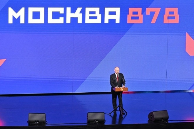 Tổng thống Putin chúc mừng sinh nhật lần thứ 878 của thủ đô Moscow