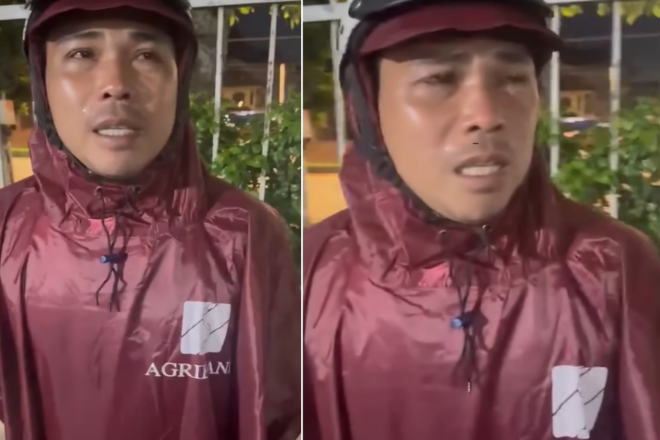 Cha ở TPHCM nhịn đói, đội mưa khóc tìm con, vỡ oà khi nhận tin vui