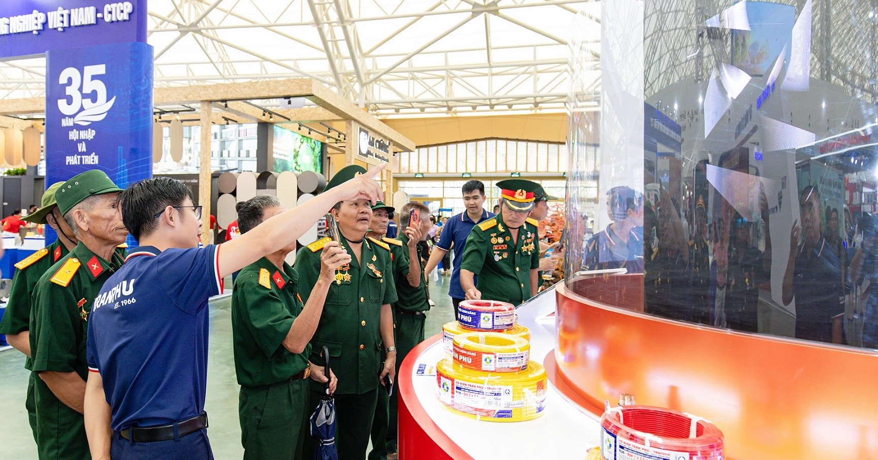 Giải mã sức hút của gian hàng Trần Phú Trafuco tại triển lãm A80