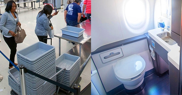 Vật dụng quen thuộc ở sân bay nhưng bẩn hơn bồn cầu