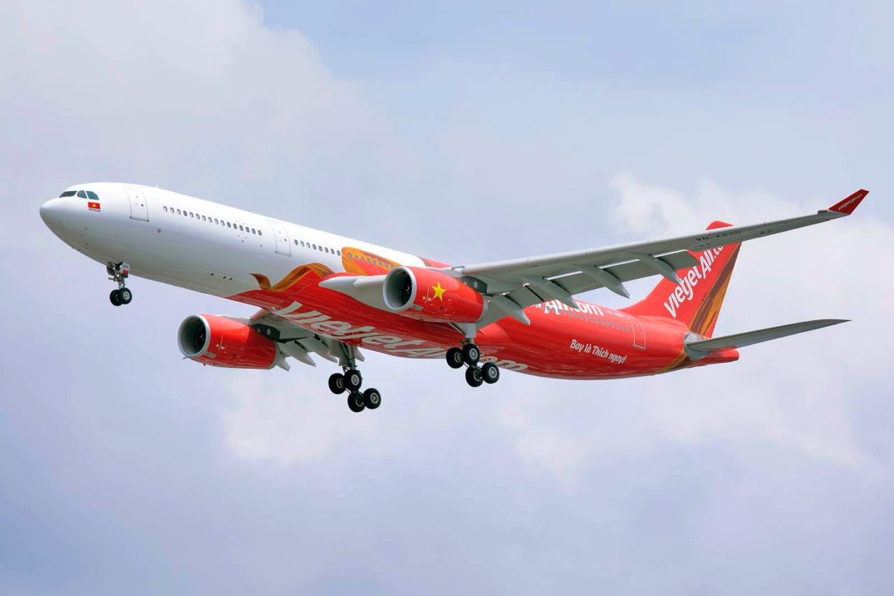 Vietjet đón tàu bay thân rộng mới, nâng đội bay lên 121 chiếc