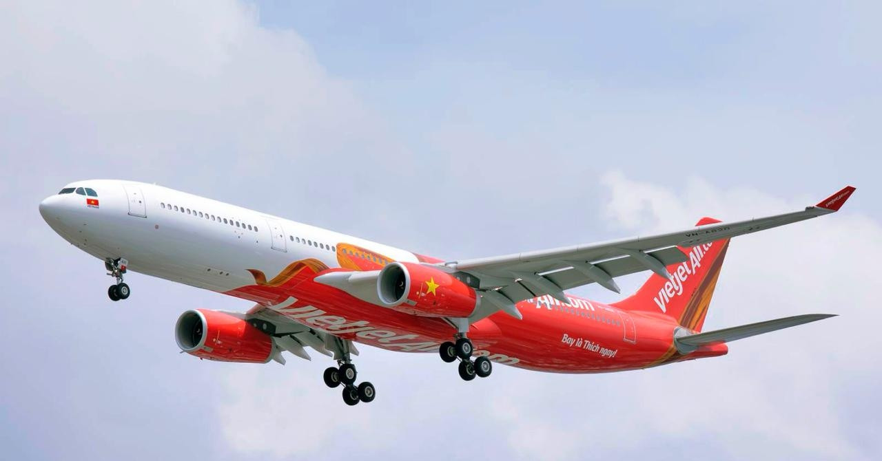 Vietjet đón tàu bay thân rộng mới, nâng đội bay lên 121 chiếc