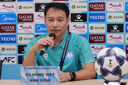Thắng đậm đội bóng Thái Lan, HLV Nam Định nói gì?