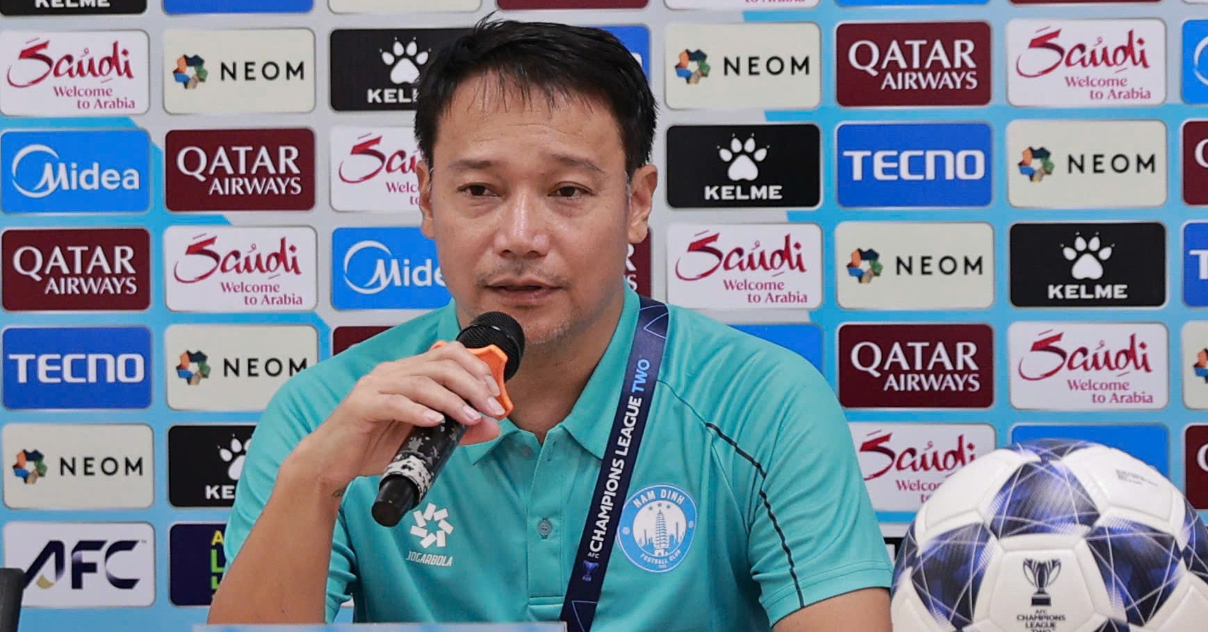 Thắng đậm đội bóng Thái Lan, HLV Nam Định nói gì?