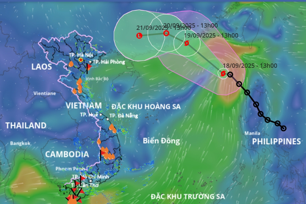 Bão số 8 hình thành trên Biển Đông, miền Bắc đối diện đợt mưa lớn