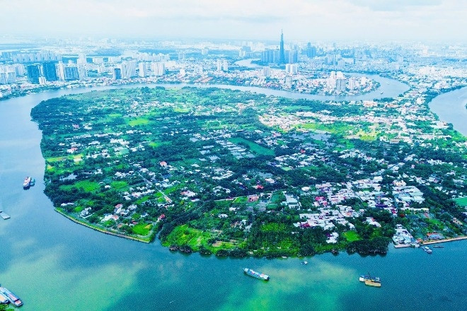 Độc đáo 'ốc đảo' giữa lòng TPHCM, chỉ có 1 đường độc đạo ra ngoài