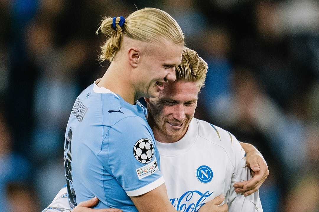 Haaland phá kỷ lục Cúp C1 làm Pep nức lòng, Phil Foden phán xanh rờn