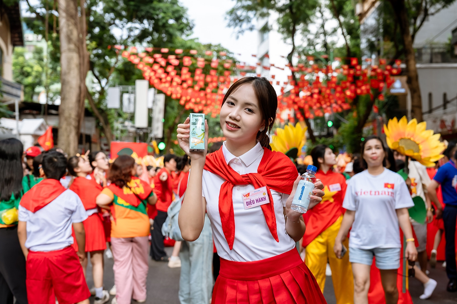 Vinamilk tiếp sức cho người dân tại đại lễ kỷ niệm 80 năm Quốc khánh 2/9