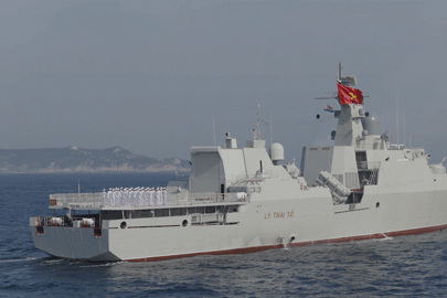 Tàu ngầm, tàu chiến diễu binh trên biển chào mừng 80 năm Quốc khánh 2/9