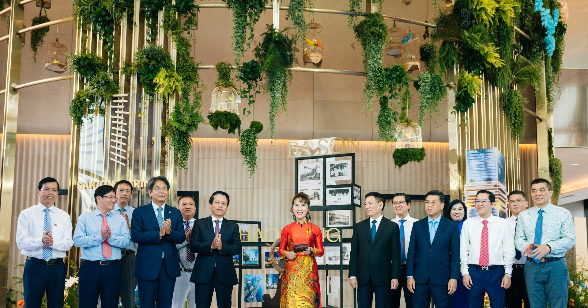 Bà Nguyễn Thị Phương Thảo phát biểu tại lễ khánh thành, khởi công 80 dự án