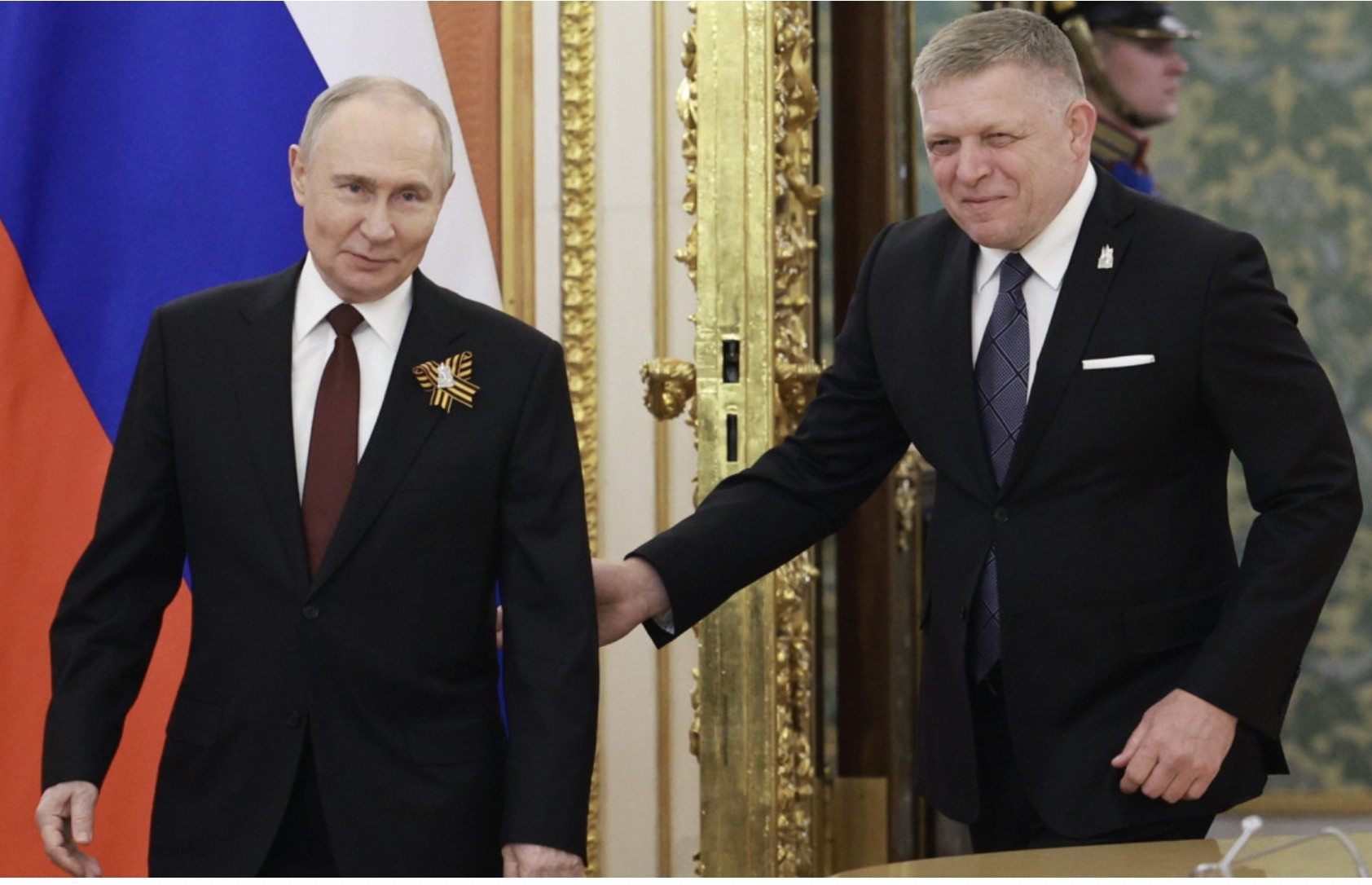 Putin và Fico. Tass