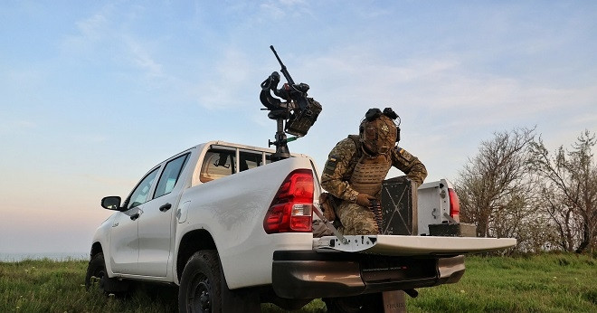 Vũ khí giá rẻ thay thế súng máy phòng không Ukraine đối phó UAV Nga