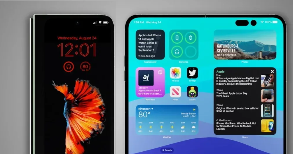Apple sẽ tung ra iPhone Fold ‘nghiền nát’ đối thủ?