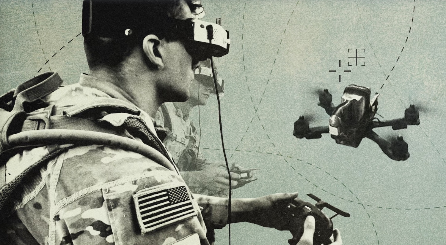 Lính Mỹ điều khiển UAV. Ảnh: CNN