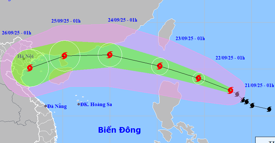 Tin mới nhất về bão Ragasa: Sắp mạnh thành siêu...