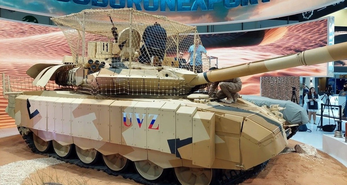 Xe tăng T-90MS với pháo 125mm, giáp phản ứng nổ, công nghệ chống drone, xoay chuyển chiến trường Ukraine