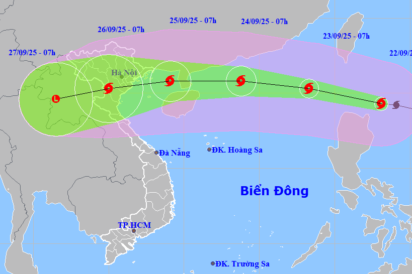 Tin mới nhất về siêu bão Ragasa: Mạnh cực đại cấp 17, vào Biển Đông tối nay 22/9