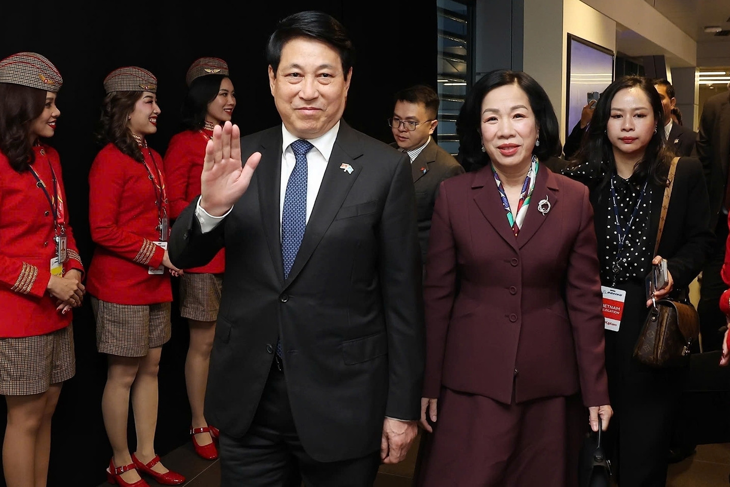 Chủ tịch nước Lương Cường và Phu nhân tới bang Washington, Mỹ