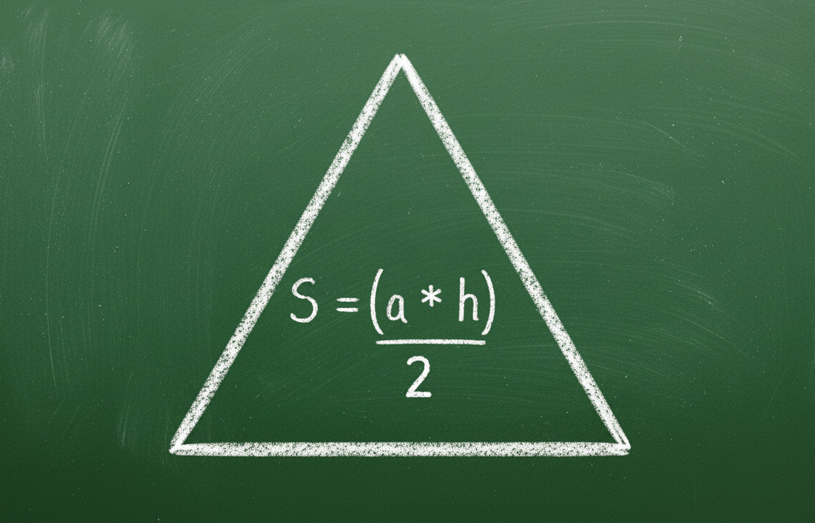 Công thức tính diện tích hình tam giác chi tiết