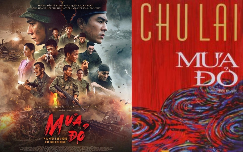 Tiểu thuyết Mưa đỏ cháy hàng