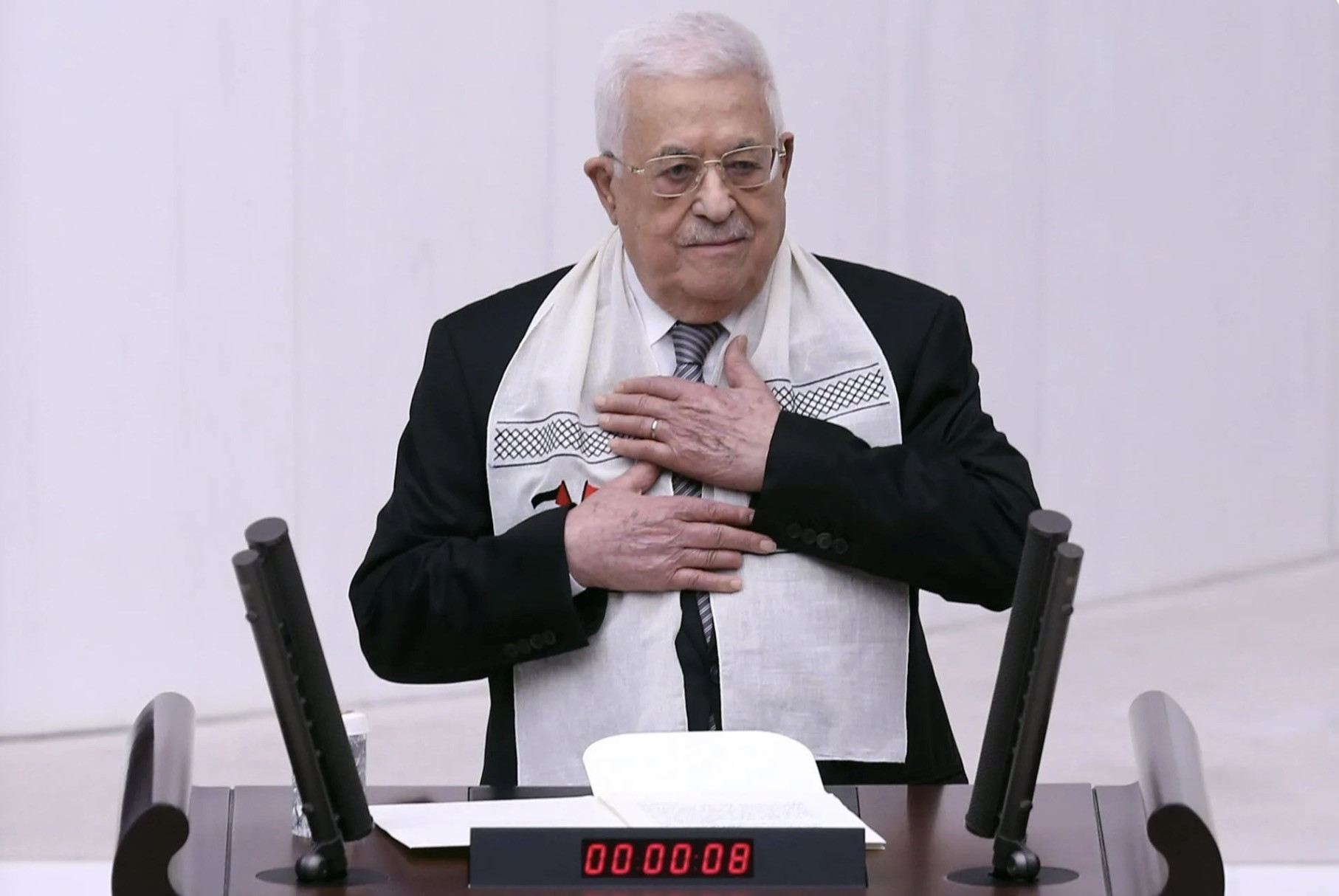 Tổng thống Palestine Abbas. Ảnh: EFE/EPA