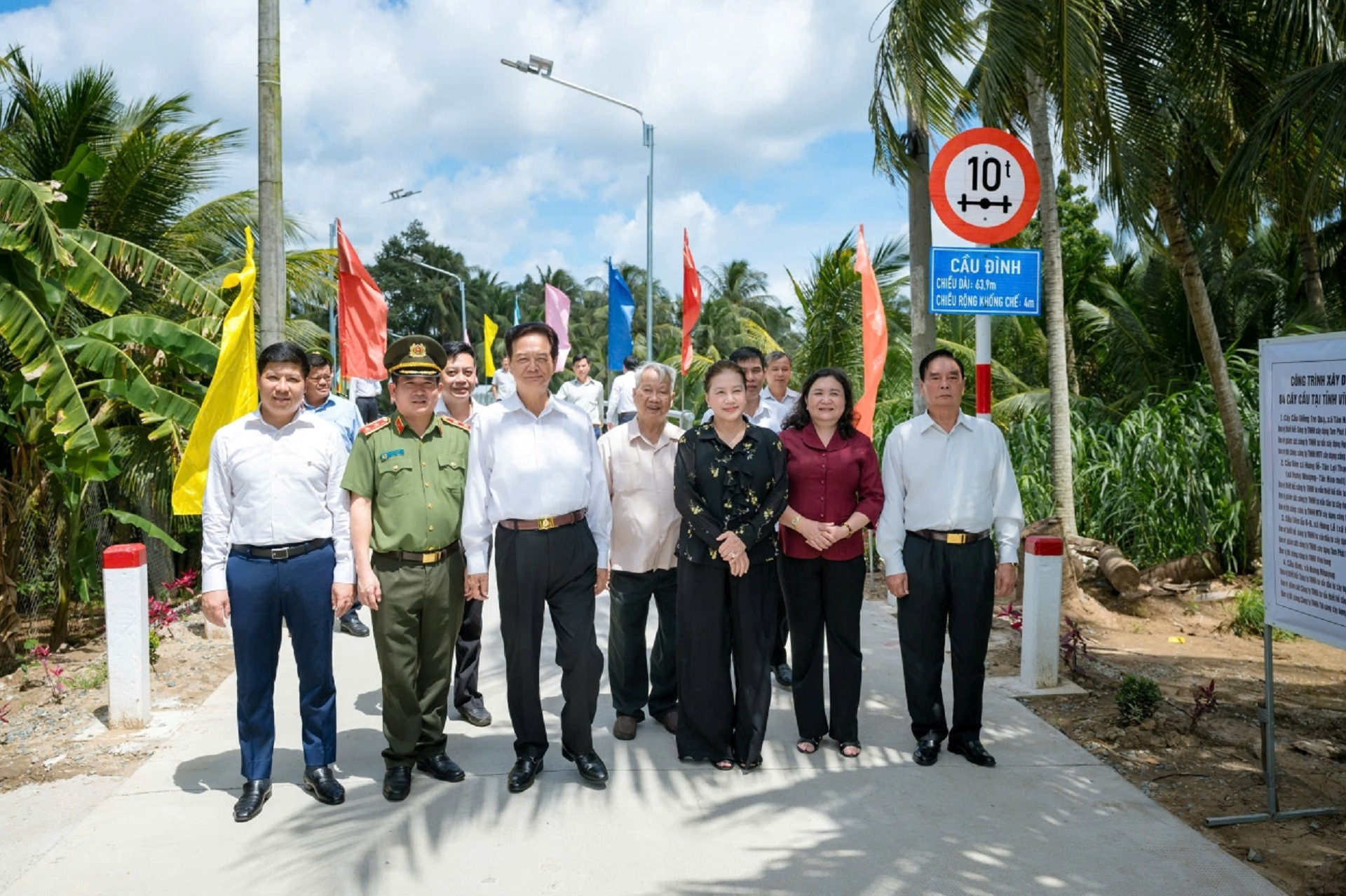 Vĩnh Long khánh thành 4 cầu giao thông nông thôn