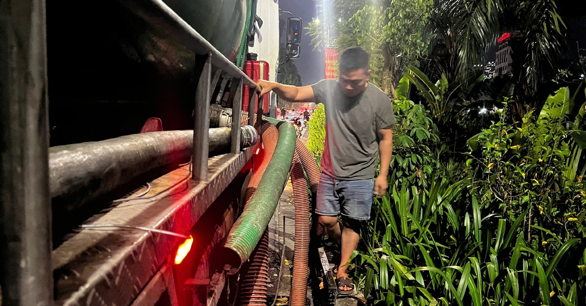 Danh tính đối tượng cầm đầu nhóm xả trộm 50m³ chất thải xuống sông Tô Lịch