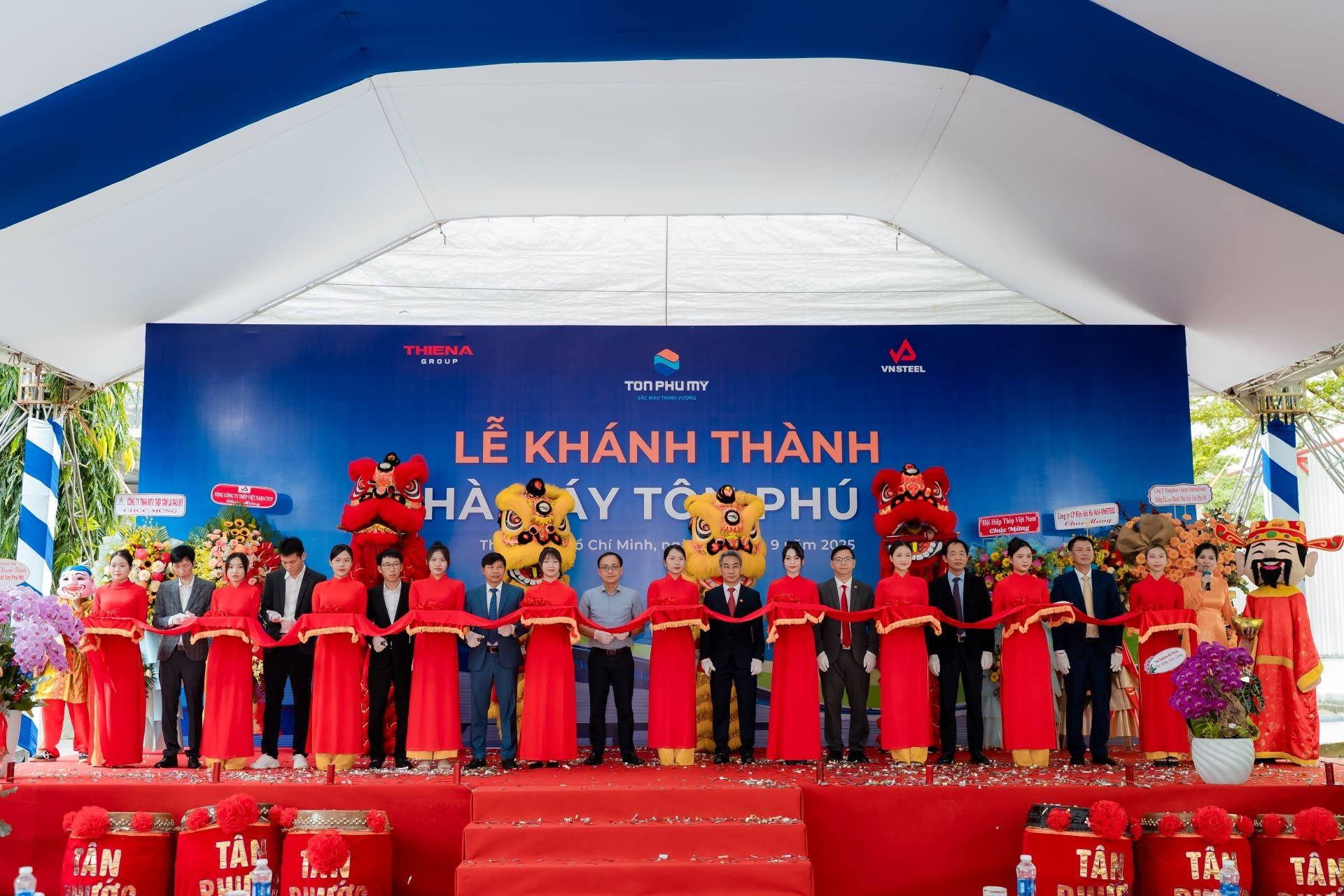 Khánh thành nhà máy Tôn Phú Mỹ - Điểm nhấn mới của ngành tôn thép Việt Nam