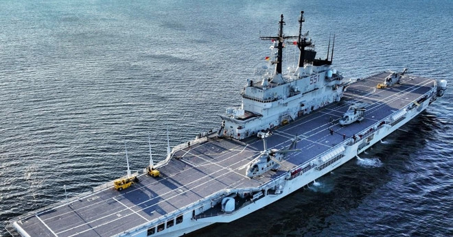 Tăng cường sức mạnh hải quân, Indonesia mua lại tàu sân bay cũ của Italia