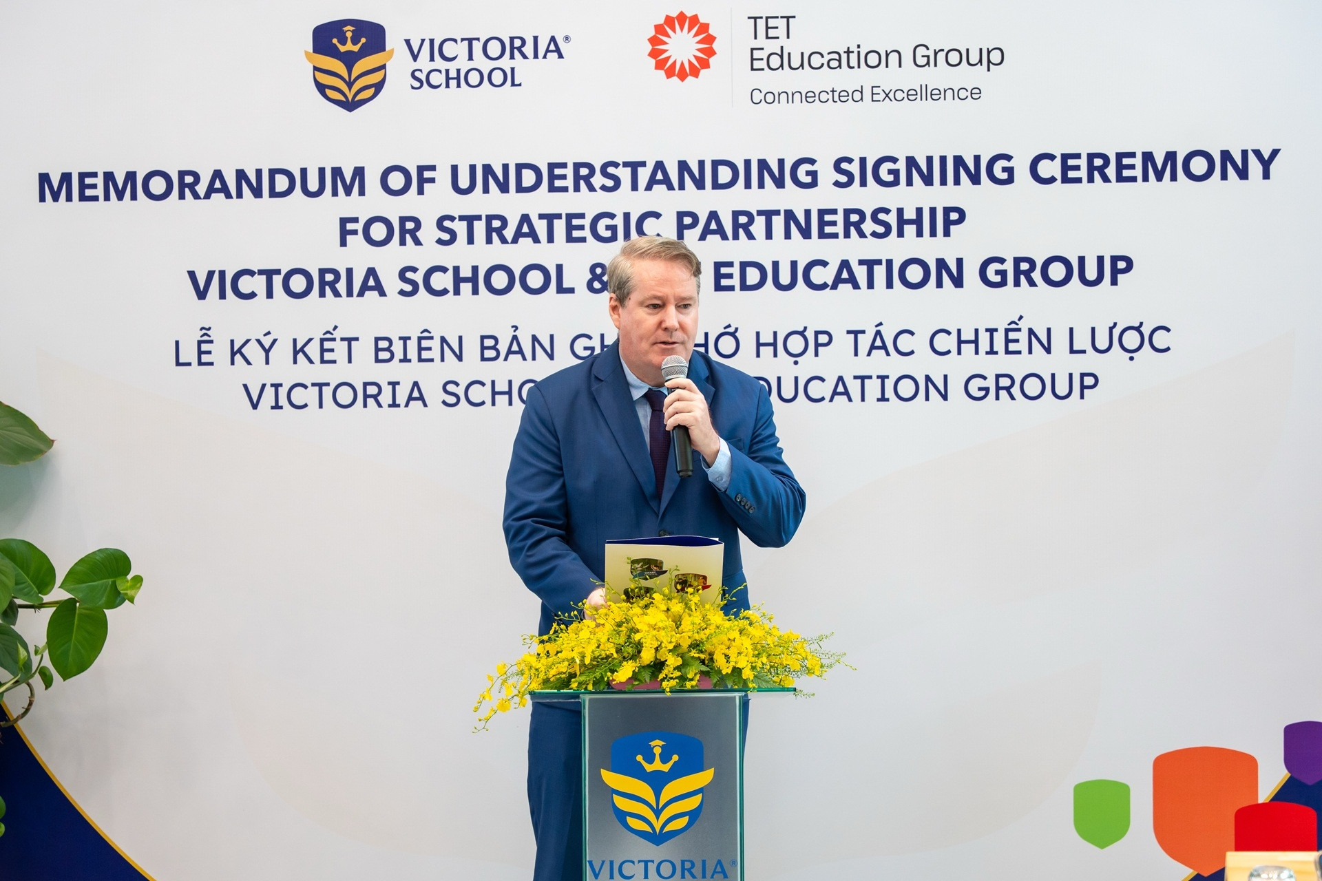 Victoria School ký kết hợp tác chiến lược với TET Education Group