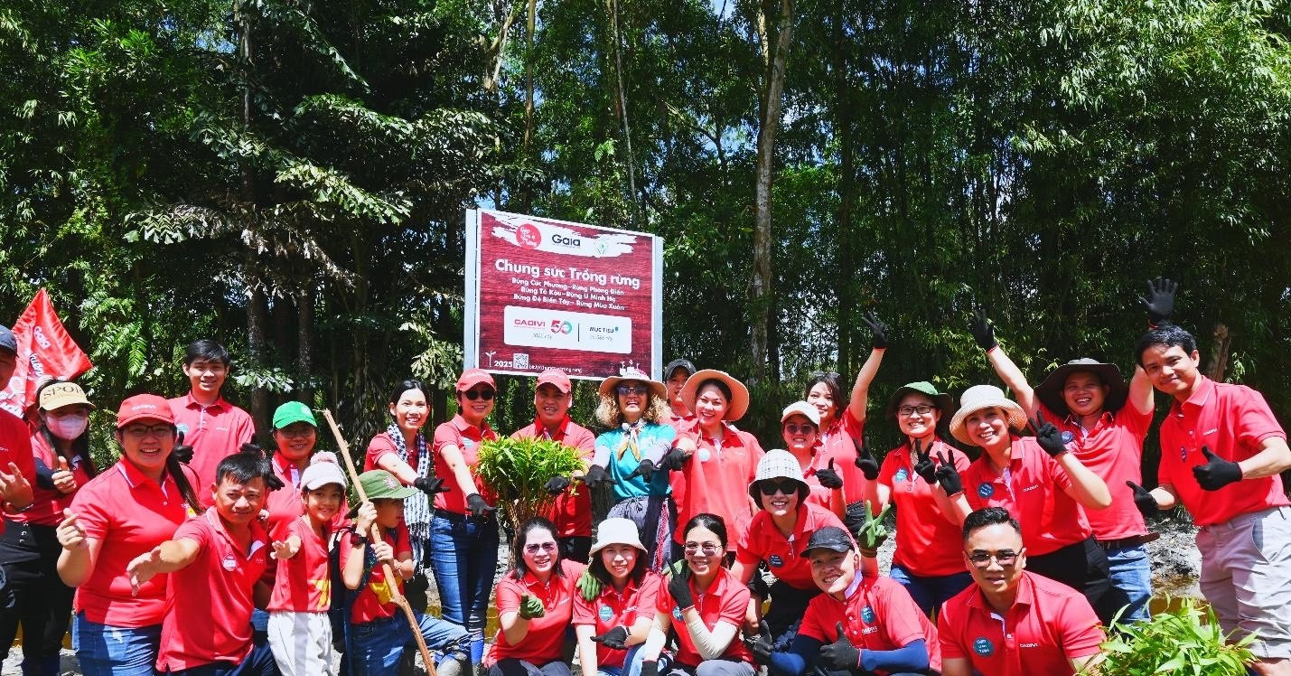 Dây cáp điện CADIVI khởi động chiến dịch trồng cây