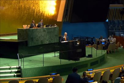 Đại diện nhiều nước rời phòng họp Liên Hợp Quốc khi Thủ tướng Israel phát biểu