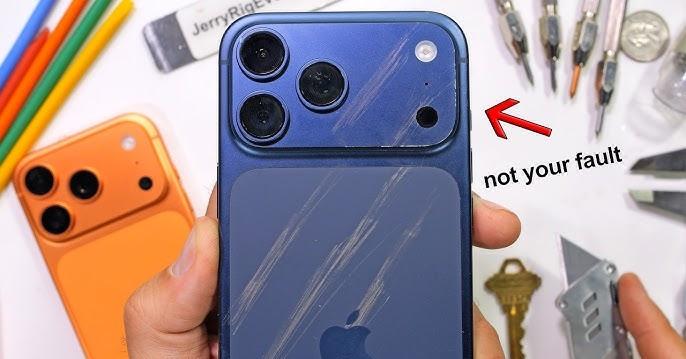 iPhone 17 bị chê dễ trầy xước, Apple nói gì?