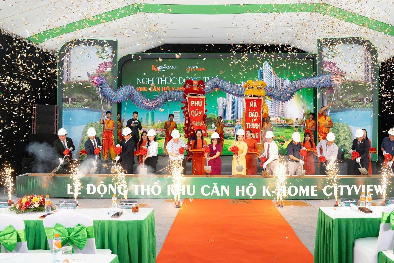 Kim Oanh Land động thổ dự án khu căn hộ nhà ở xã hội K-Home Cityview