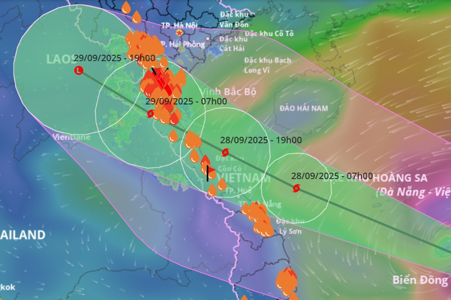 Toàn cảnh diễn biến bão số 10 Bualoi, nhận định thời điểm và khu vực đổ bộ