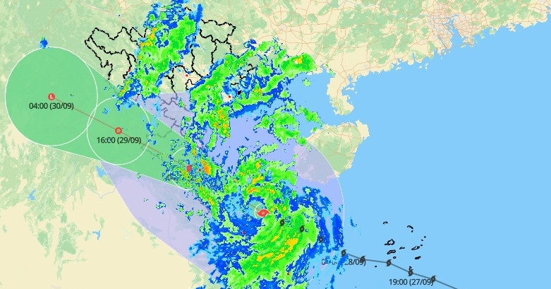 Bão số 10 Bualoi sắp chạm bờ, thời điểm và khu ...