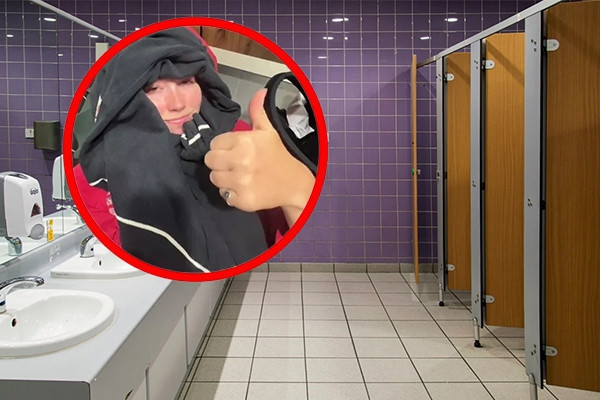 Cô gái ngủ trong nhà vệ sinh sân bay để tiết kiệm tiền gây tranh cãi