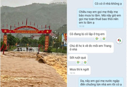 Giữa mưa lũ, cô gái xa quê thức trắng đêm, căng thẳng chờ tin gia đình ở Lào Cai