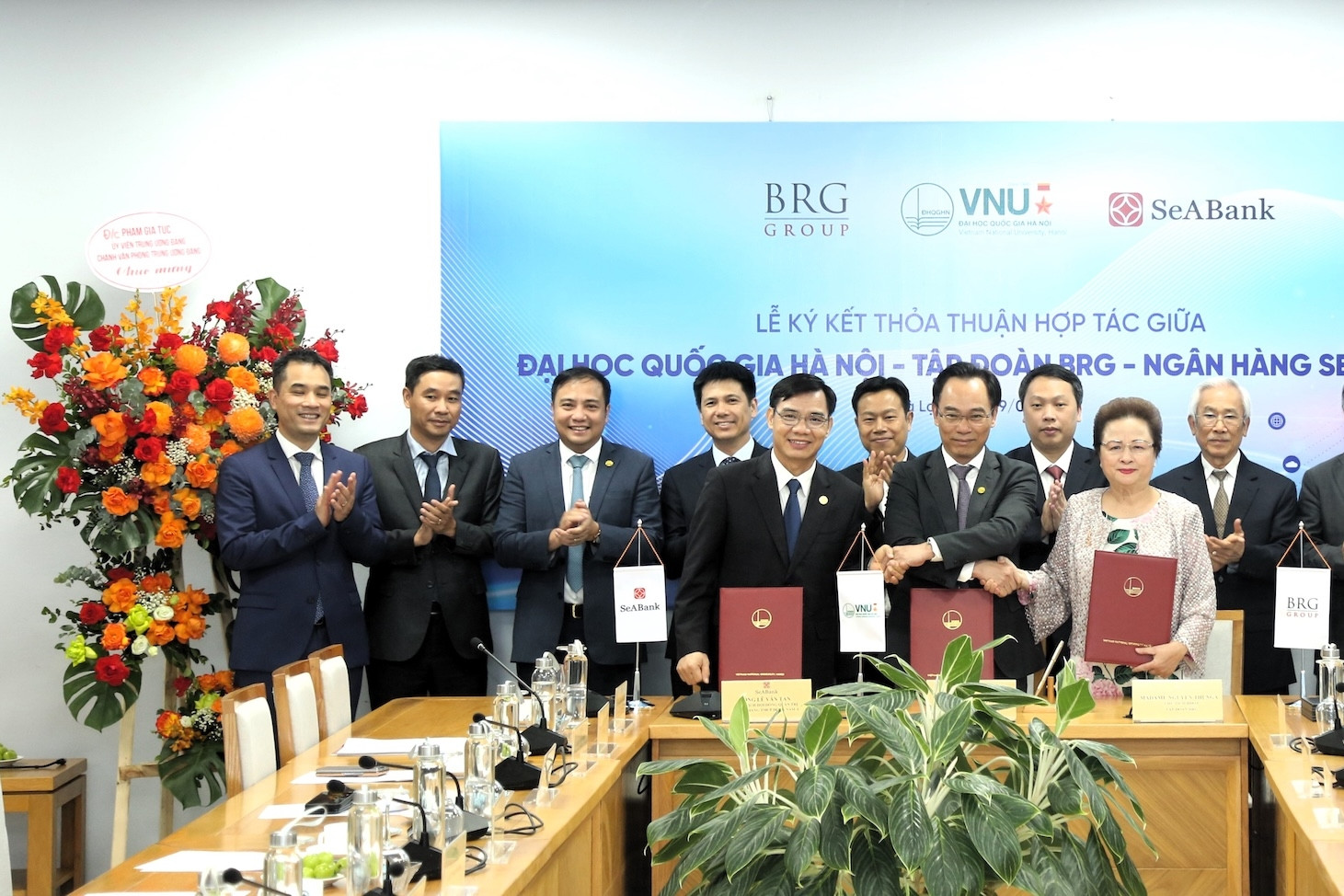 Tập đoàn BRG, SeABank và Đại học Quốc gia Hà Nội ký hợp tác chiến lược